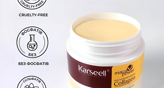 Odżywcza maska-esencja do głębokiej odbudowy włosów z olejkiem arganowym Karseell Original 500 ml